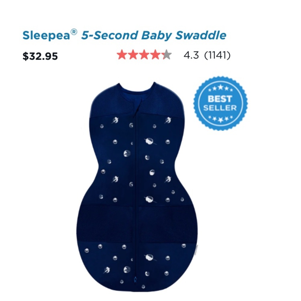 Happiest Baby Sleepea 5-Second Baby Swadde